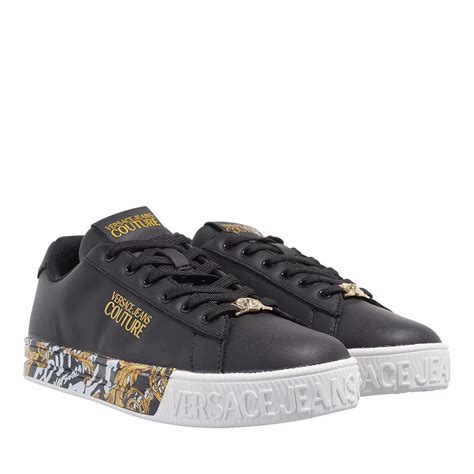 versace jeans sneaker schwarz|Versace couture sneakers women's.